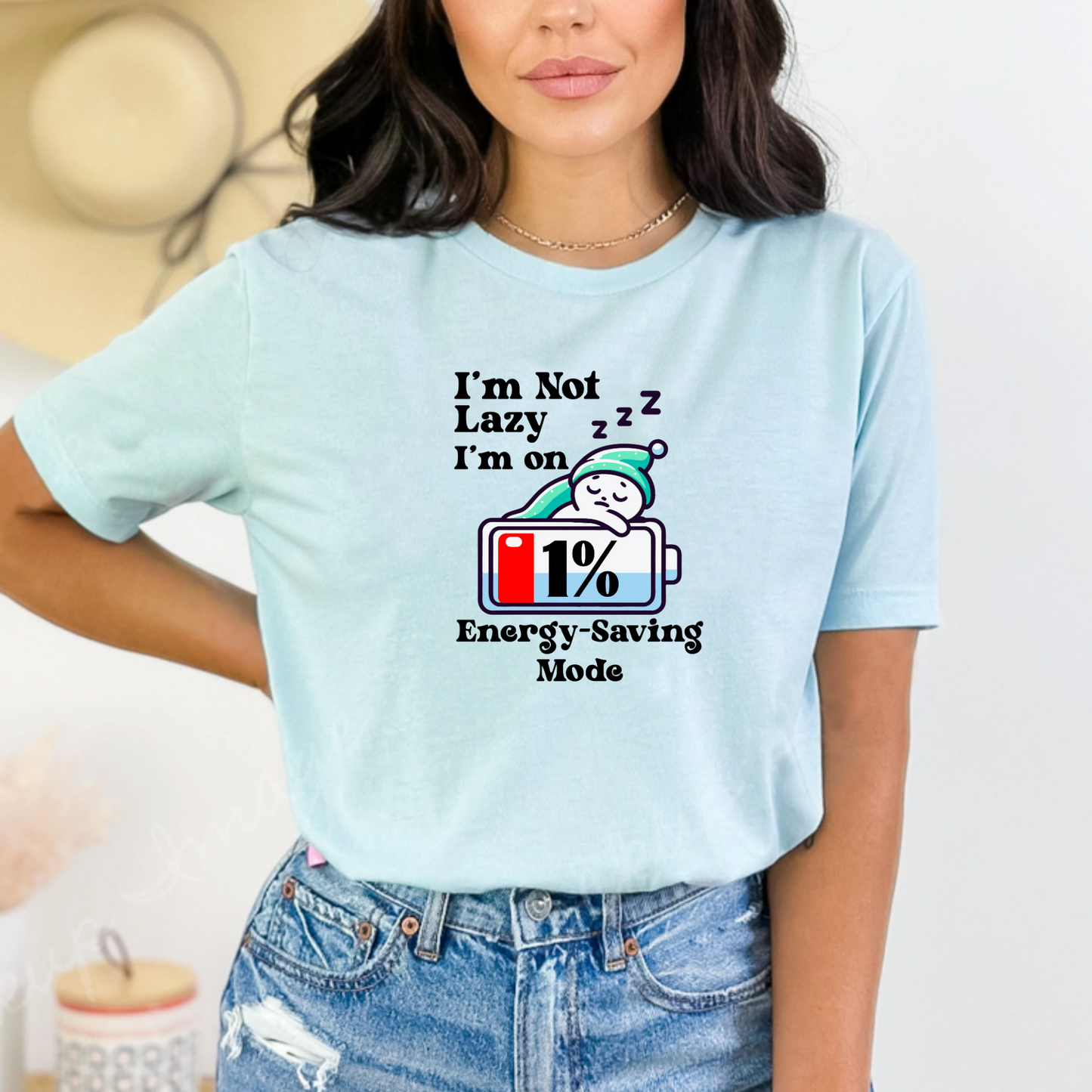 I'm Not Lazy, I'm on Energy Saving Mode Unisex T-Shirt