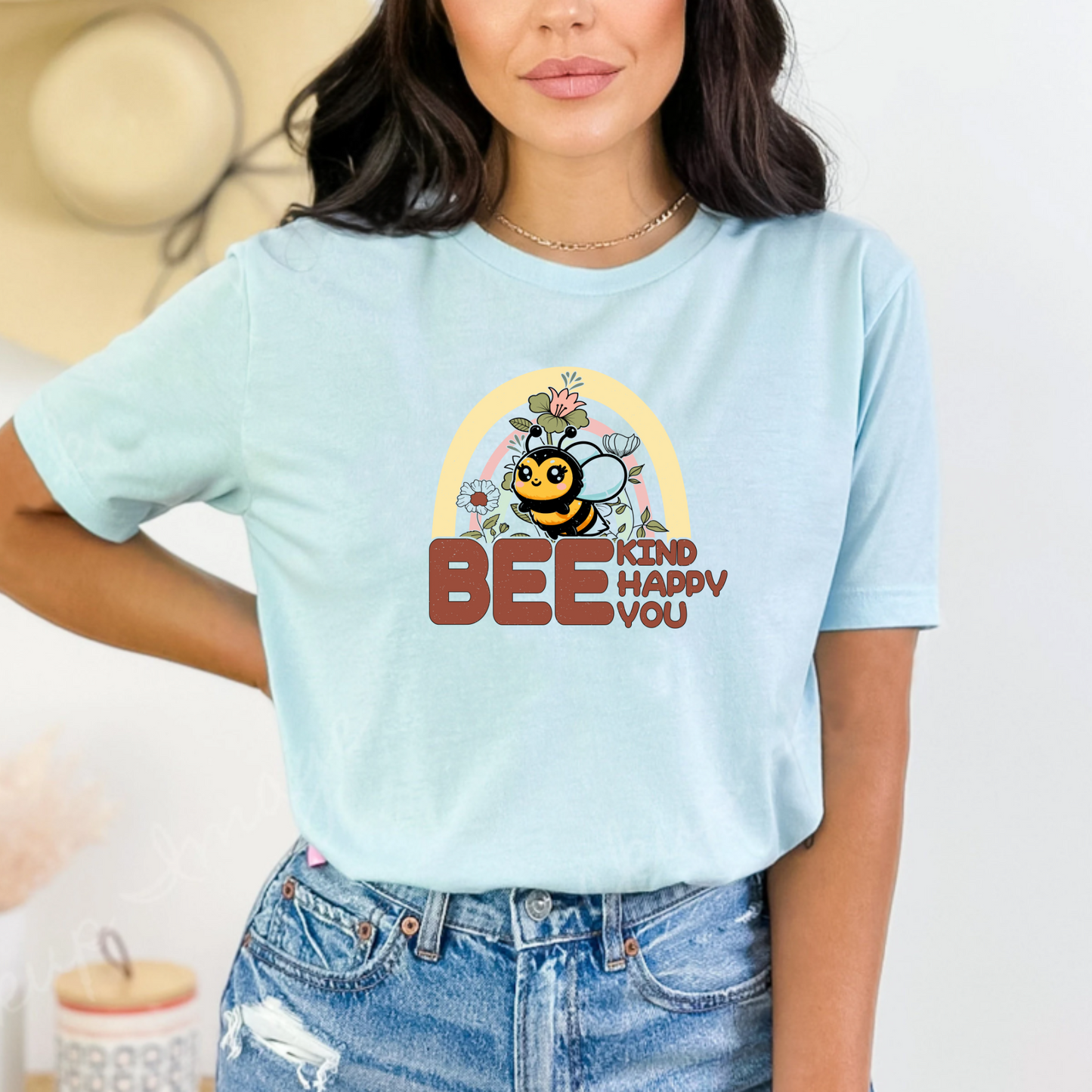 Bee Kind Bee Happy Bee You Unisex T-Shirt