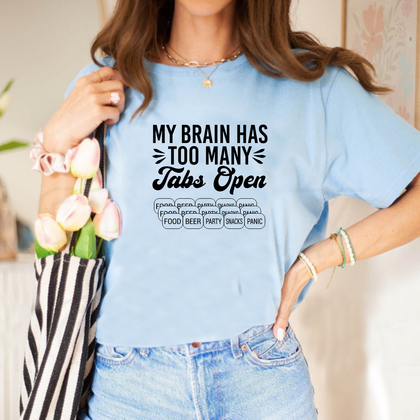 My Brain Has Too Many Tabs Open Unisex T-Shirt