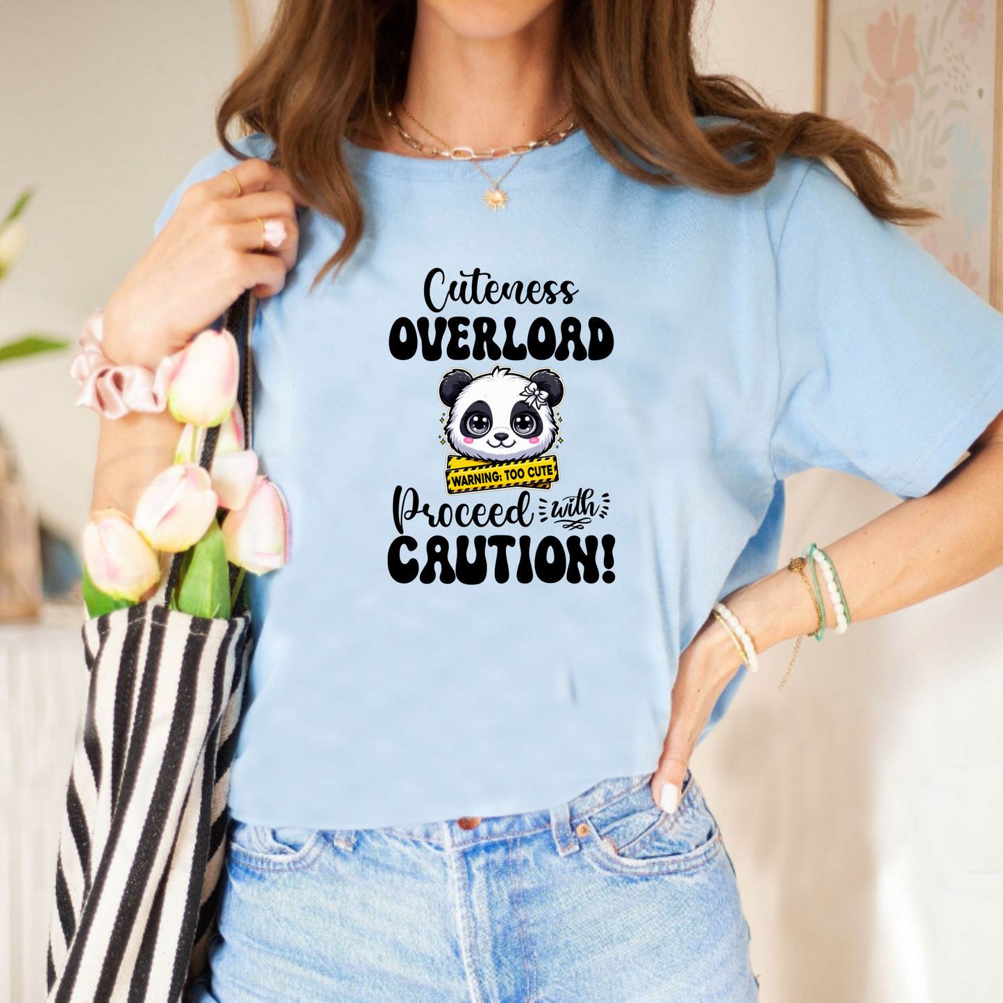 Cuteness Overload Proceed with Caution Unisex T-Shirt