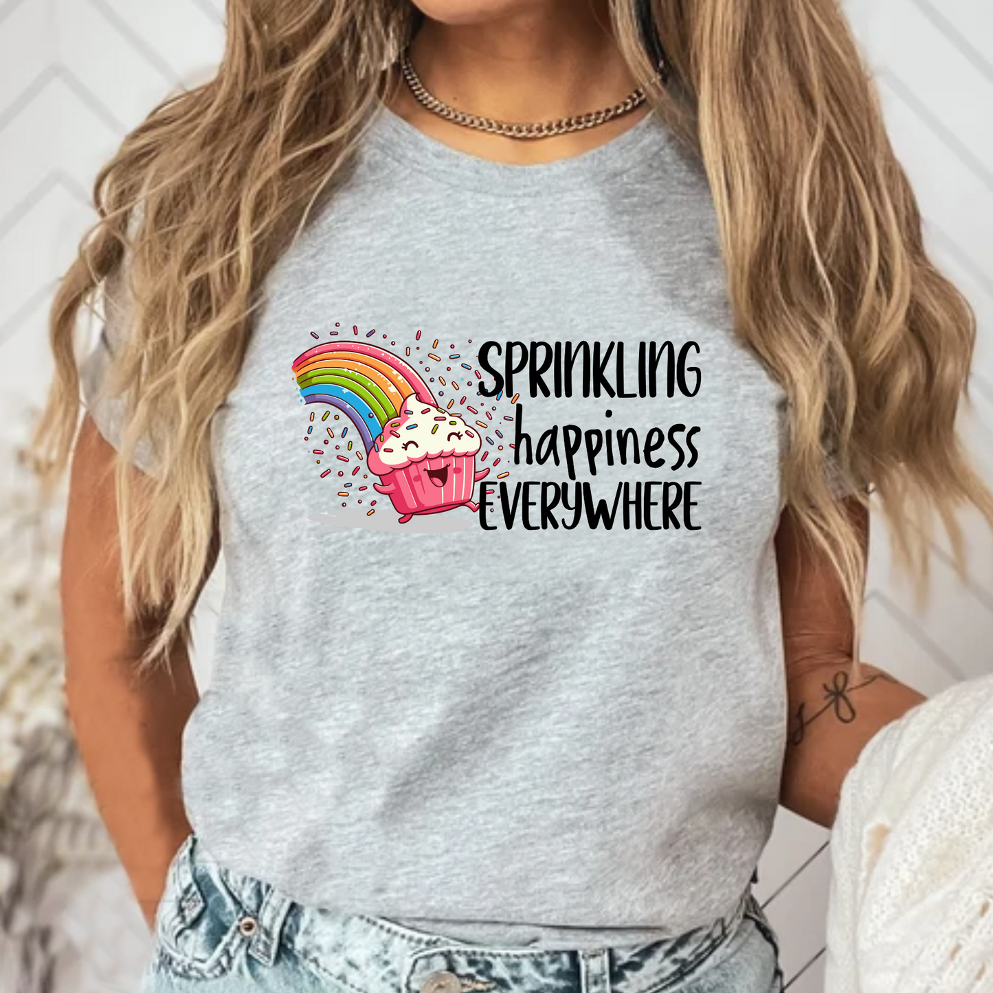 Sprinkling Happiness Everywhere Unisex T-Shirt