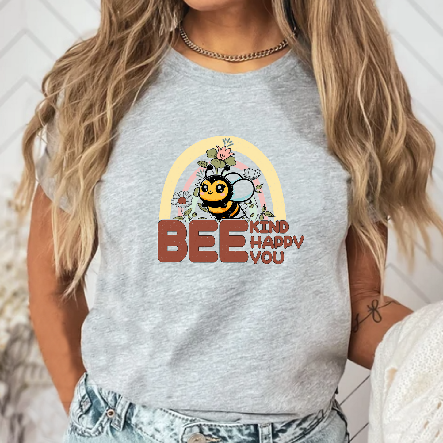 Bee Kind Bee Happy Bee You Unisex T-Shirt