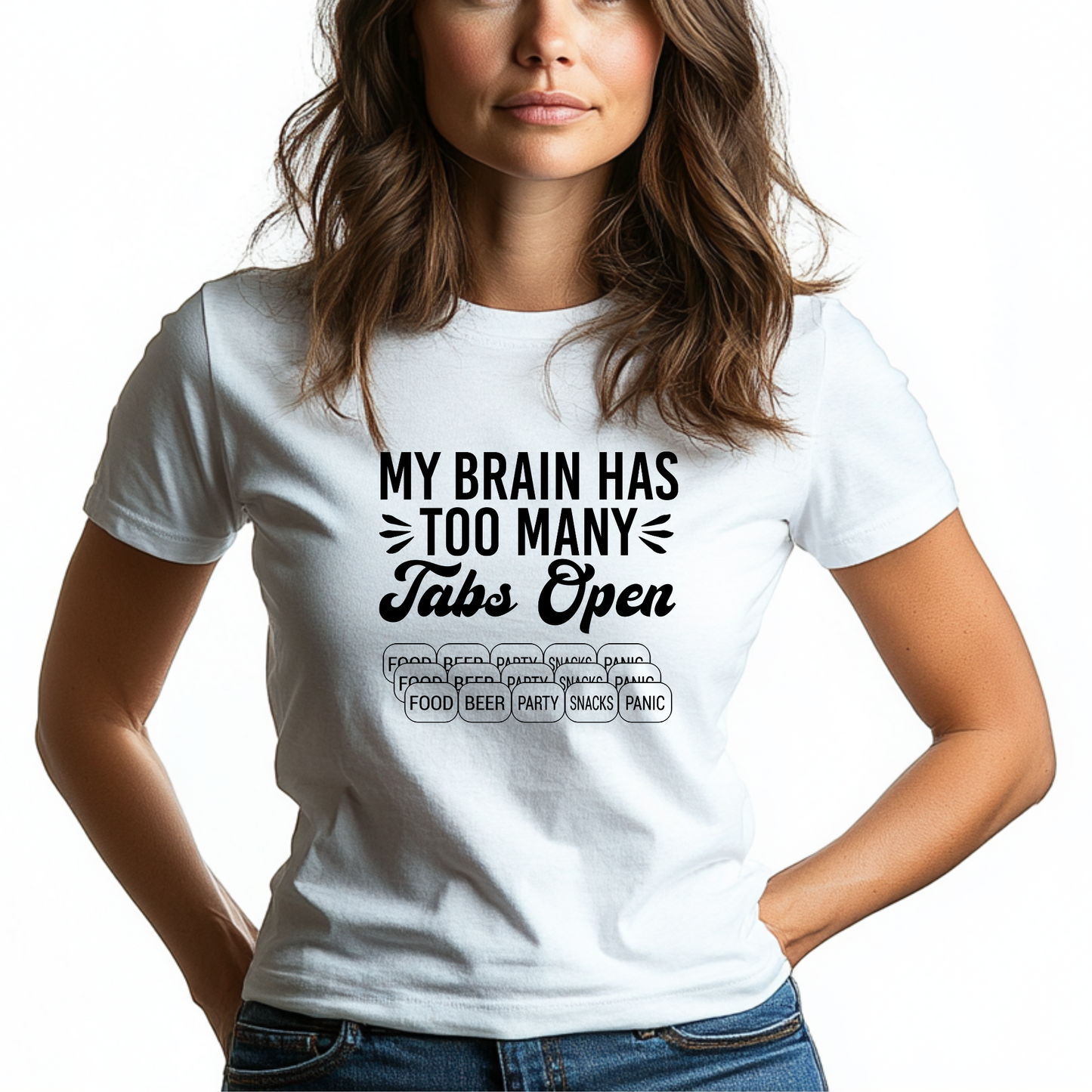 My Brain Has Too Many Tabs Open Unisex T-Shirt