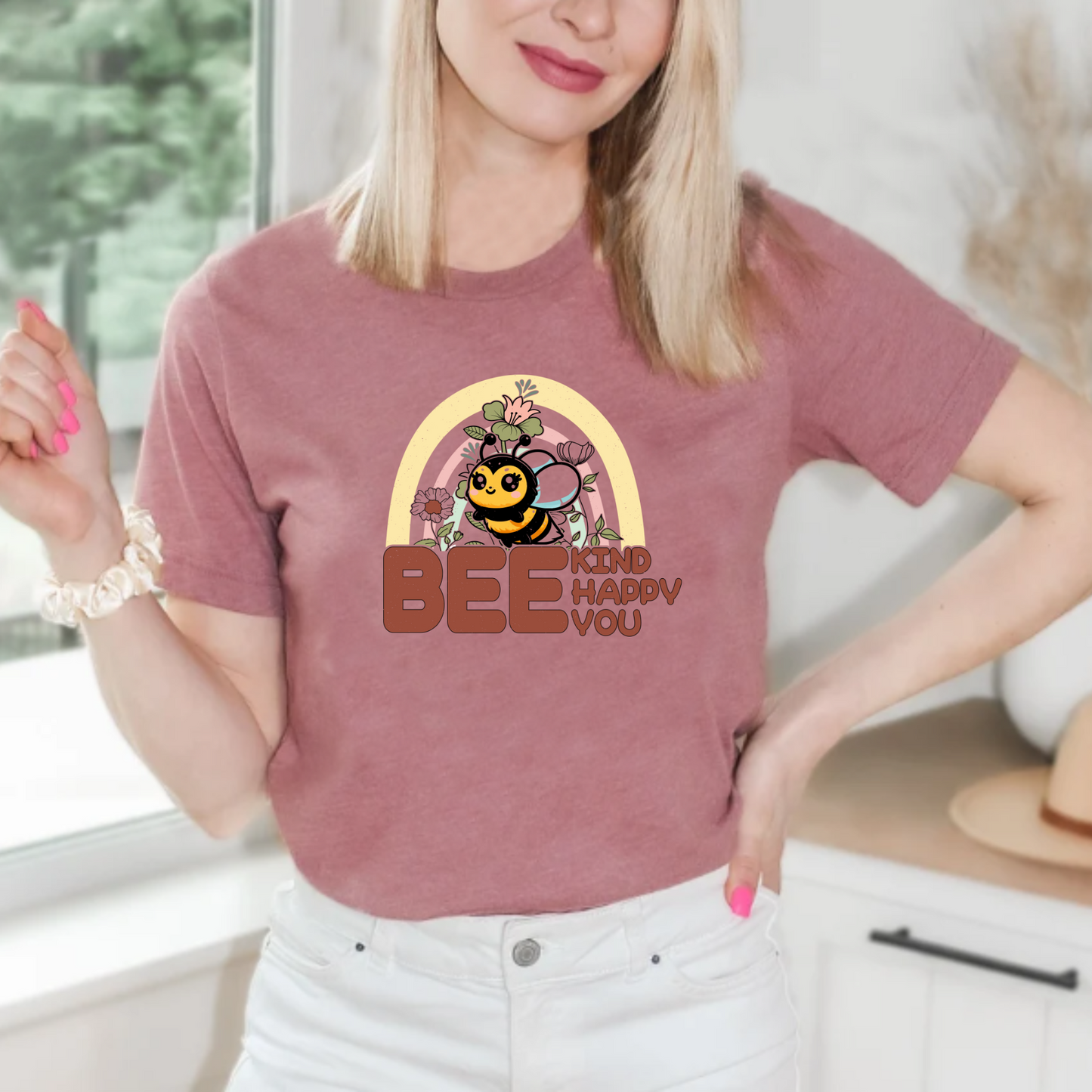 Bee Kind Bee Happy Bee You Unisex T-Shirt