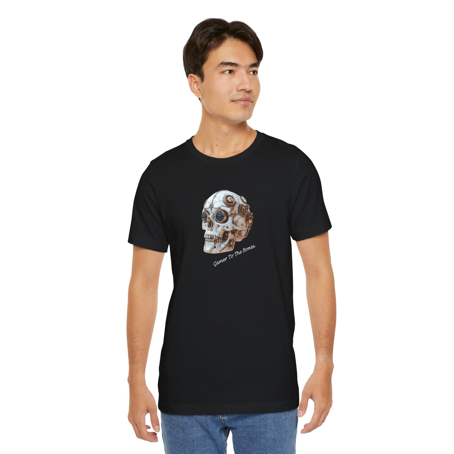 Gamer To The Bones Clockwork Cranium Gaming Tshirt