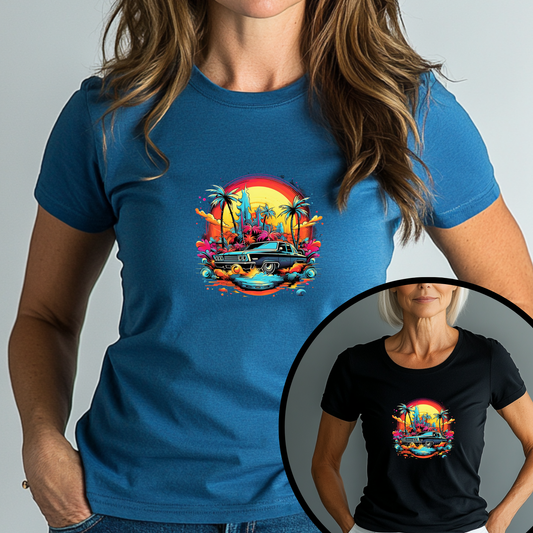 Retro Car Unisex T-Shirt