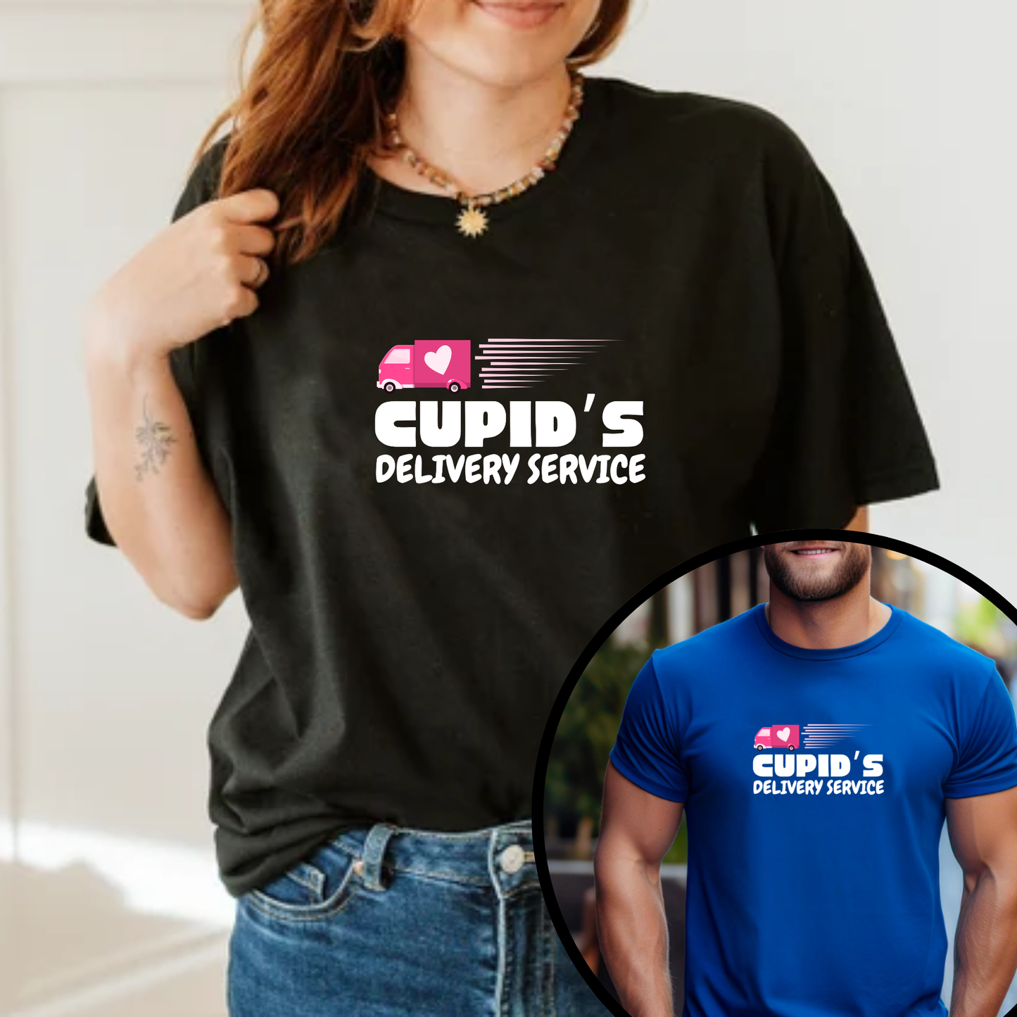 Cupid’s Delivery Service Unisex T-shirt