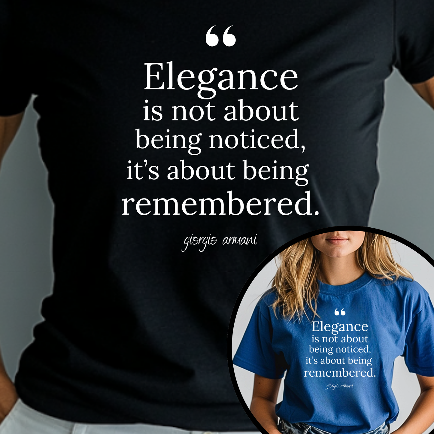 Elegance Tee – Women’s Empowerment Statement T-Shirt