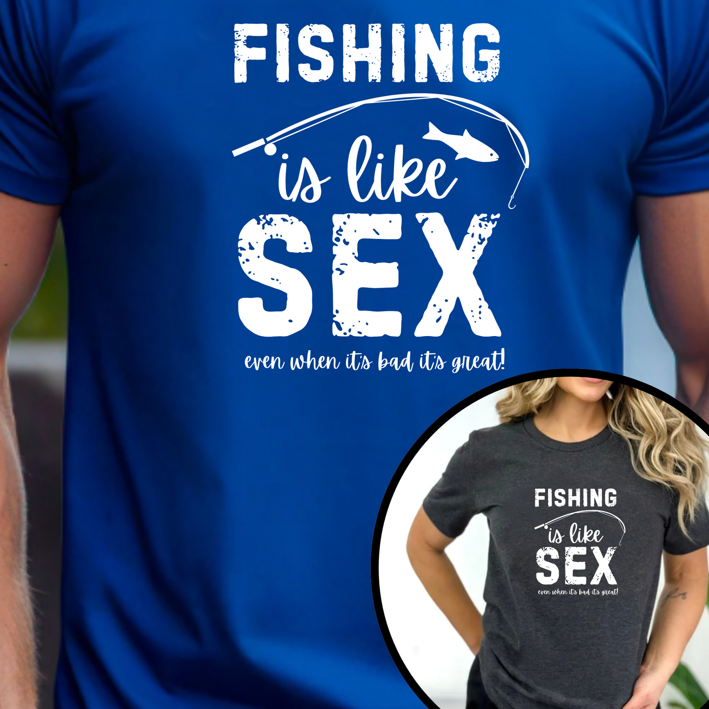 Fishing is Like Sex Men T-Shirt