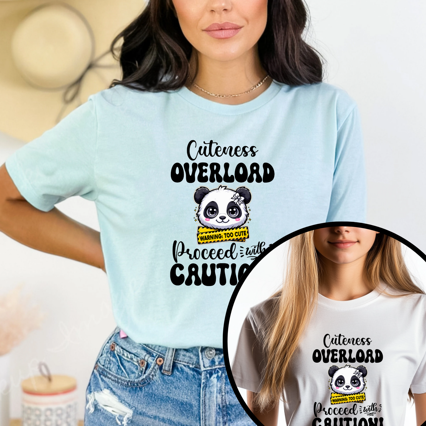 Cuteness Overload Proceed with Caution Unisex T-Shirt